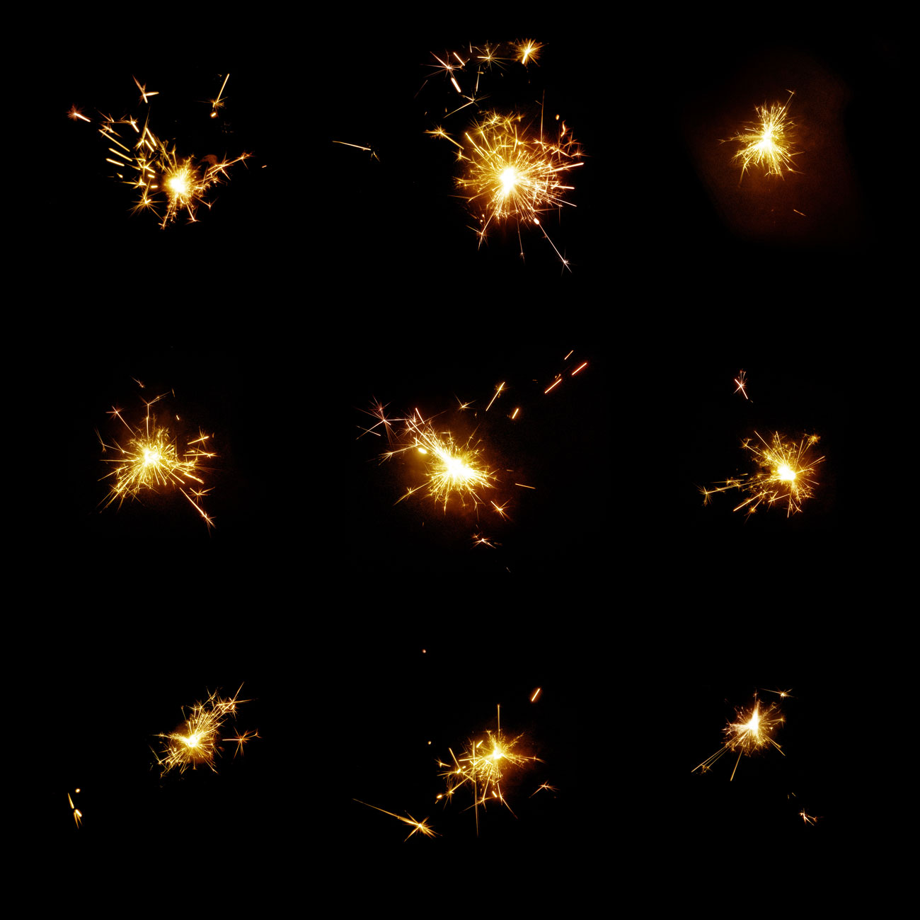 50 Real Fireworks PS Brushes by N/A