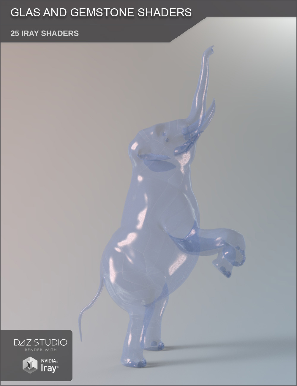 Glass and Gemstone Shaders for Iray and Merchant Resource by N/A