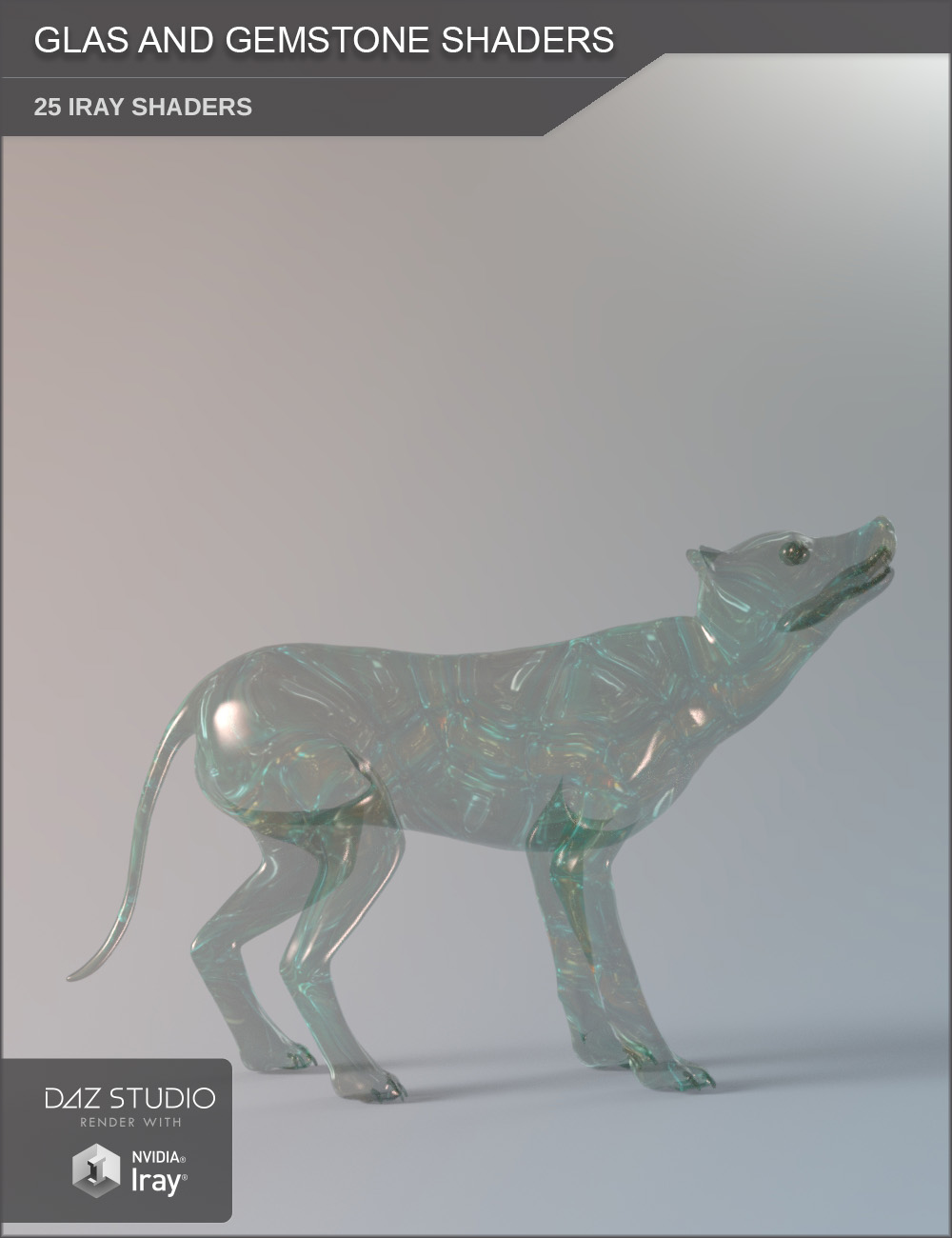 Glass and Gemstone Shaders for Iray and Merchant Resource by N/A