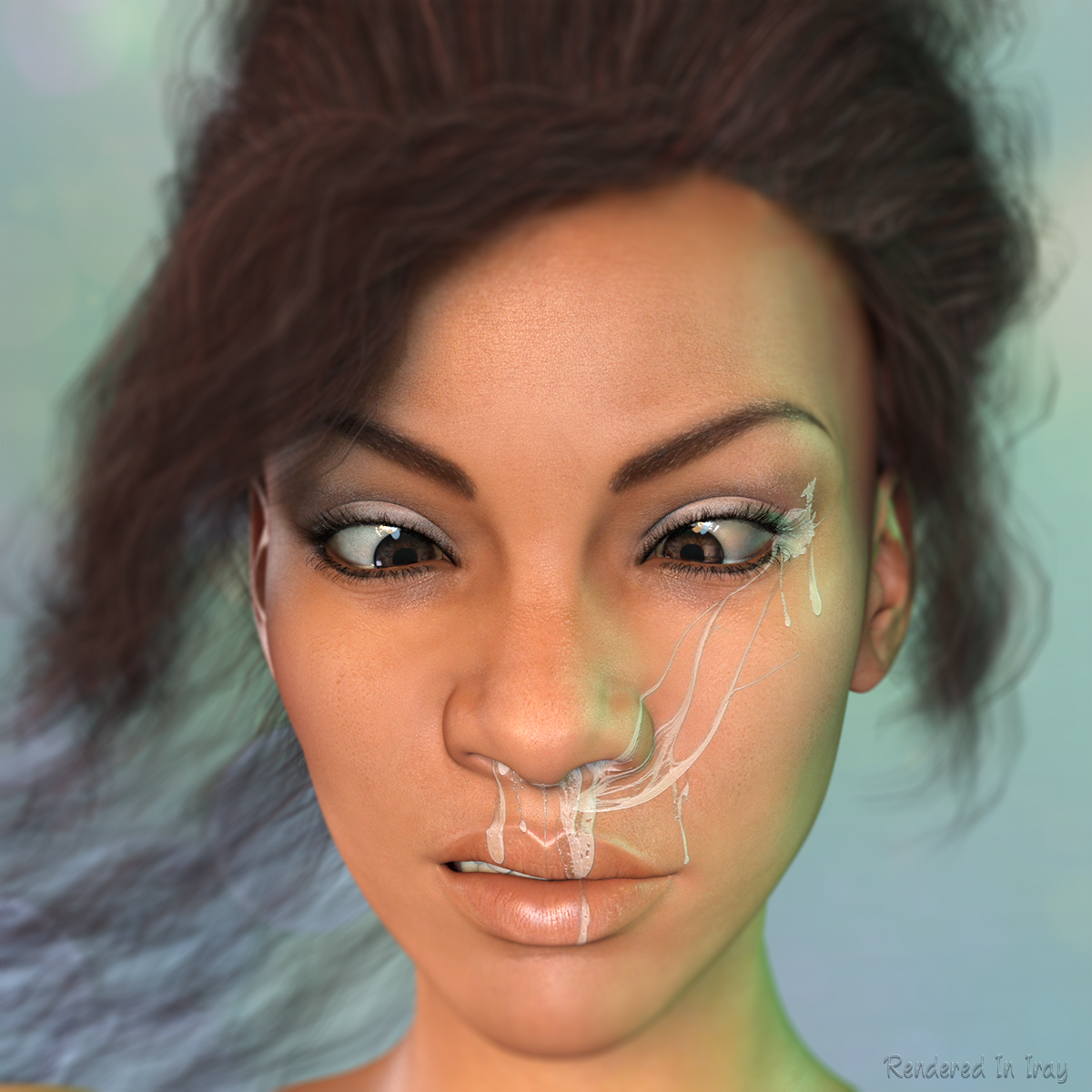 L.I.E. Snot And Slime Faces For Genesis 3 Female by N/A