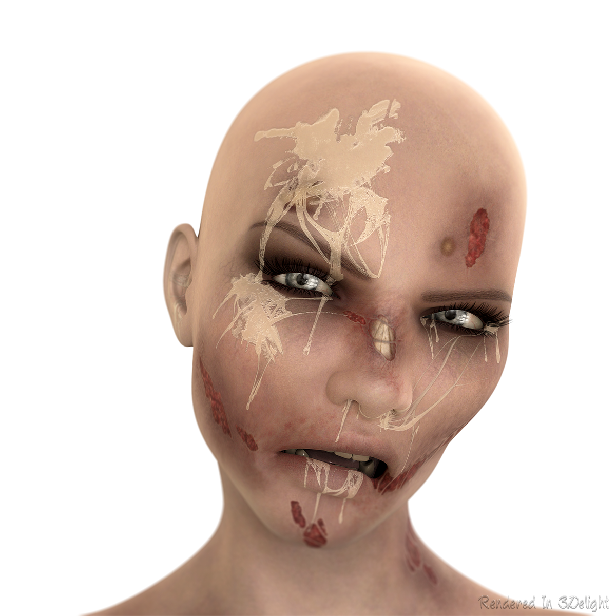 L.I.E. Snot And Slime Faces For Genesis 3 Female by N/A
