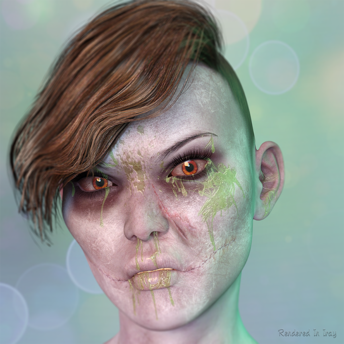 L.I.E. Snot And Slime Faces For Genesis 3 Female by N/A