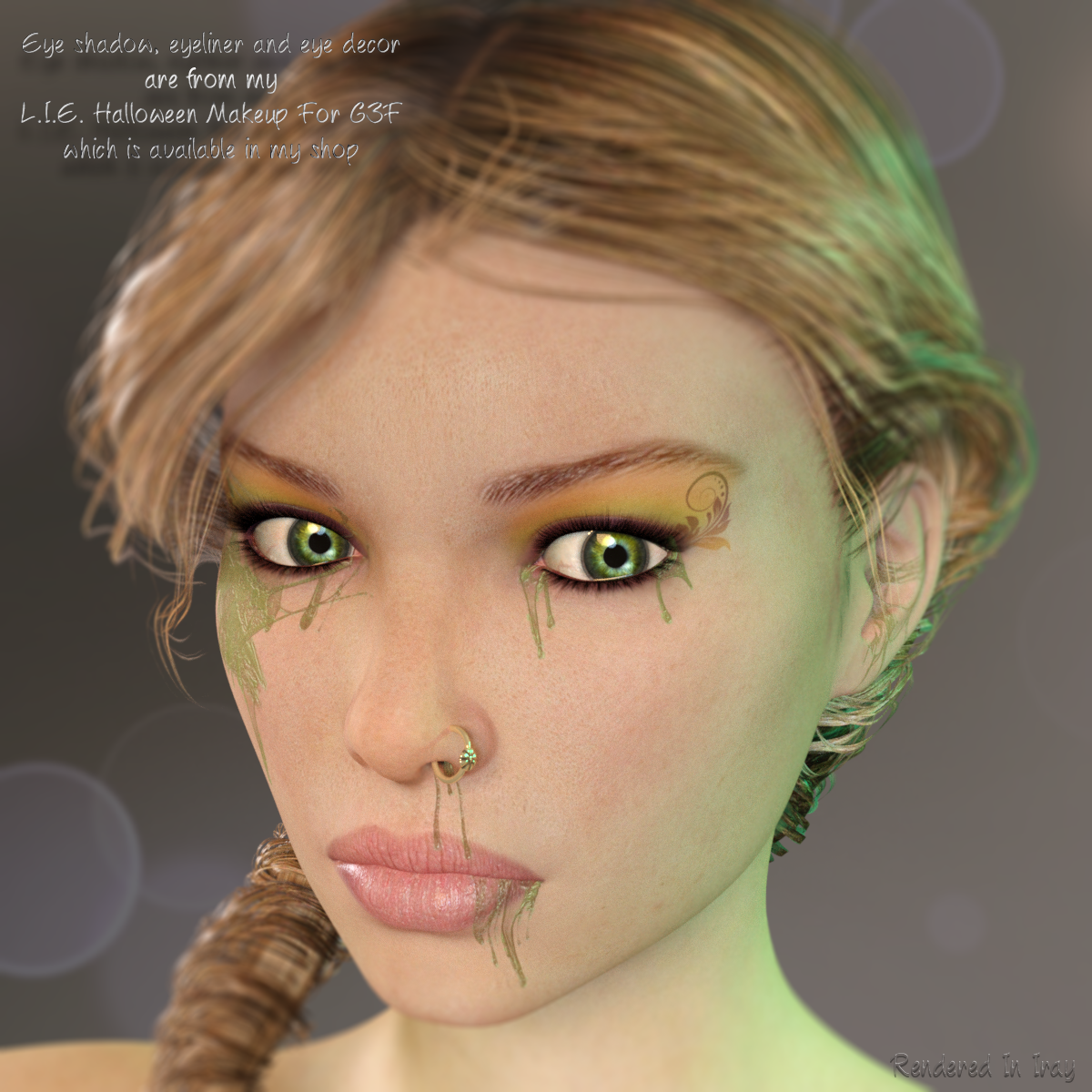 L.I.E. Snot And Slime Faces For Genesis 3 Female by N/A