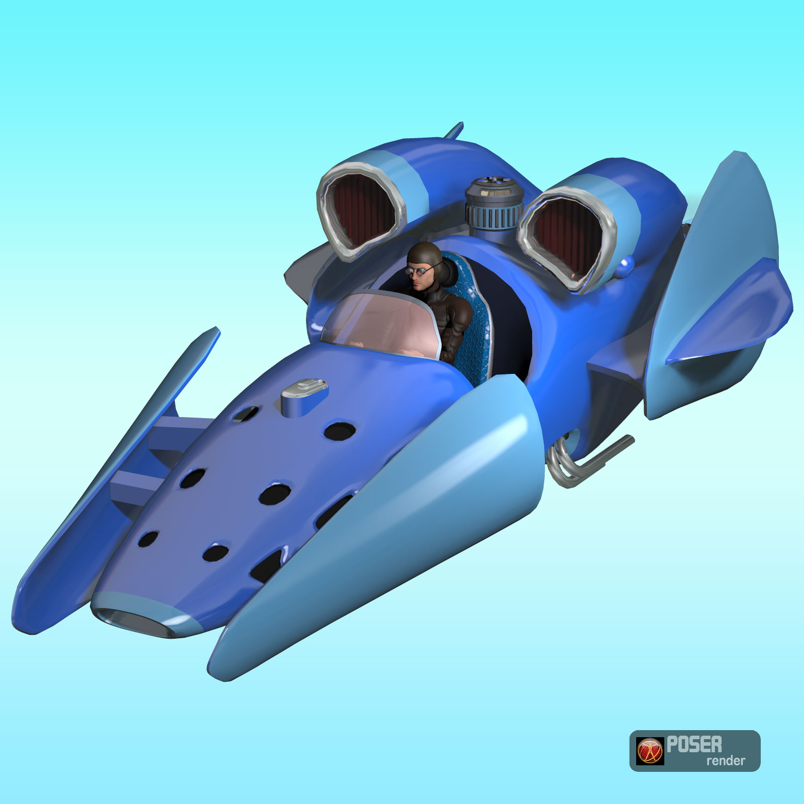 Sci-Fi Vehicle Shadr Racer by N/A