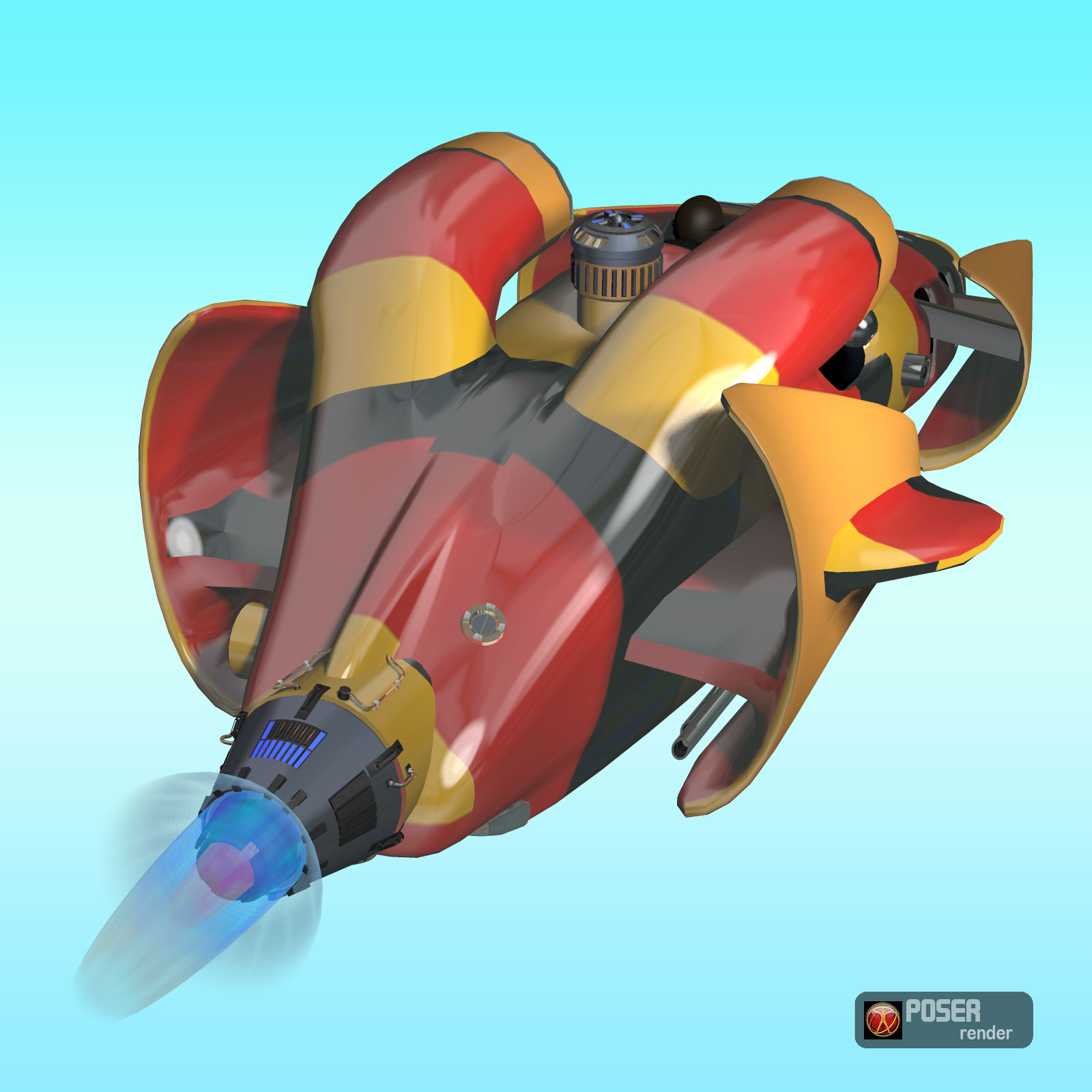 Sci-Fi Vehicle Shadr Racer by N/A