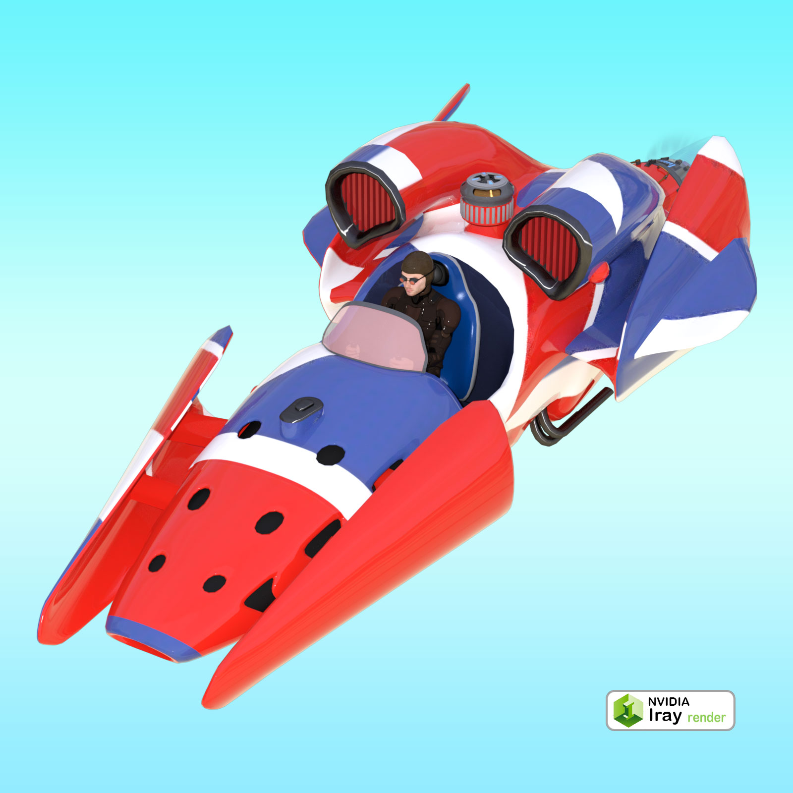 Sci-Fi Vehicle Shadr Racer by N/A