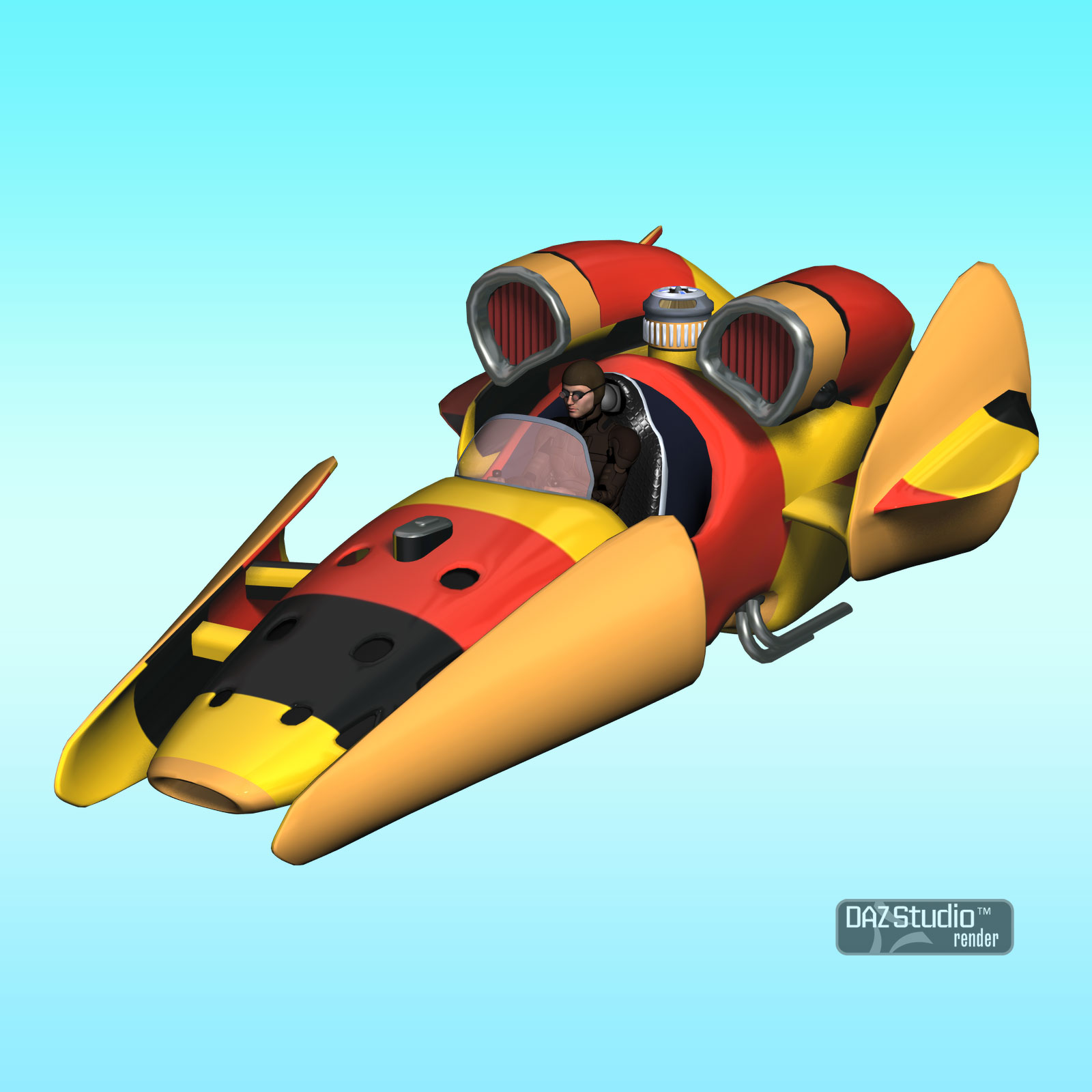Sci-Fi Vehicle Shadr Racer by N/A