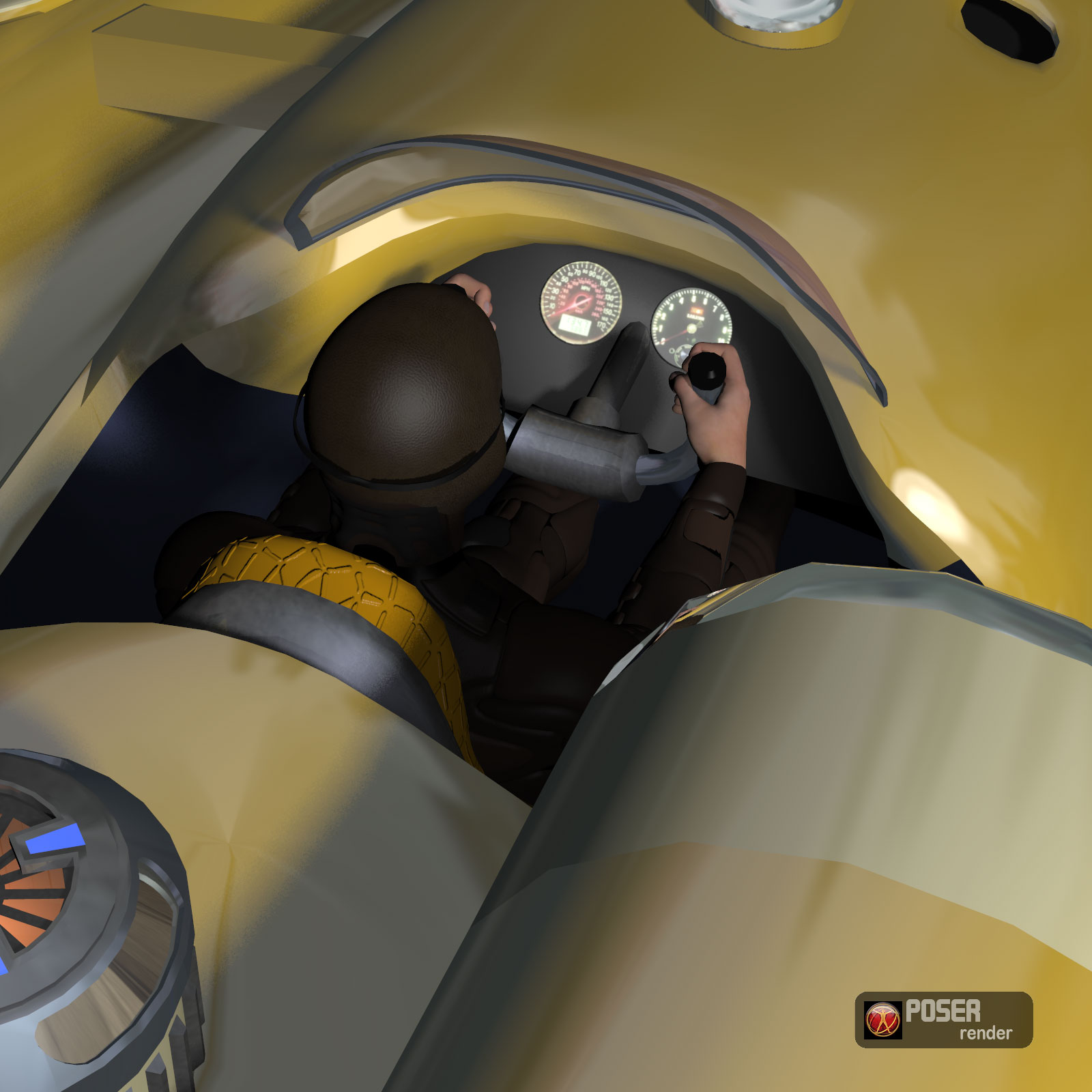 Sci-Fi Vehicle Shadr Racer by N/A