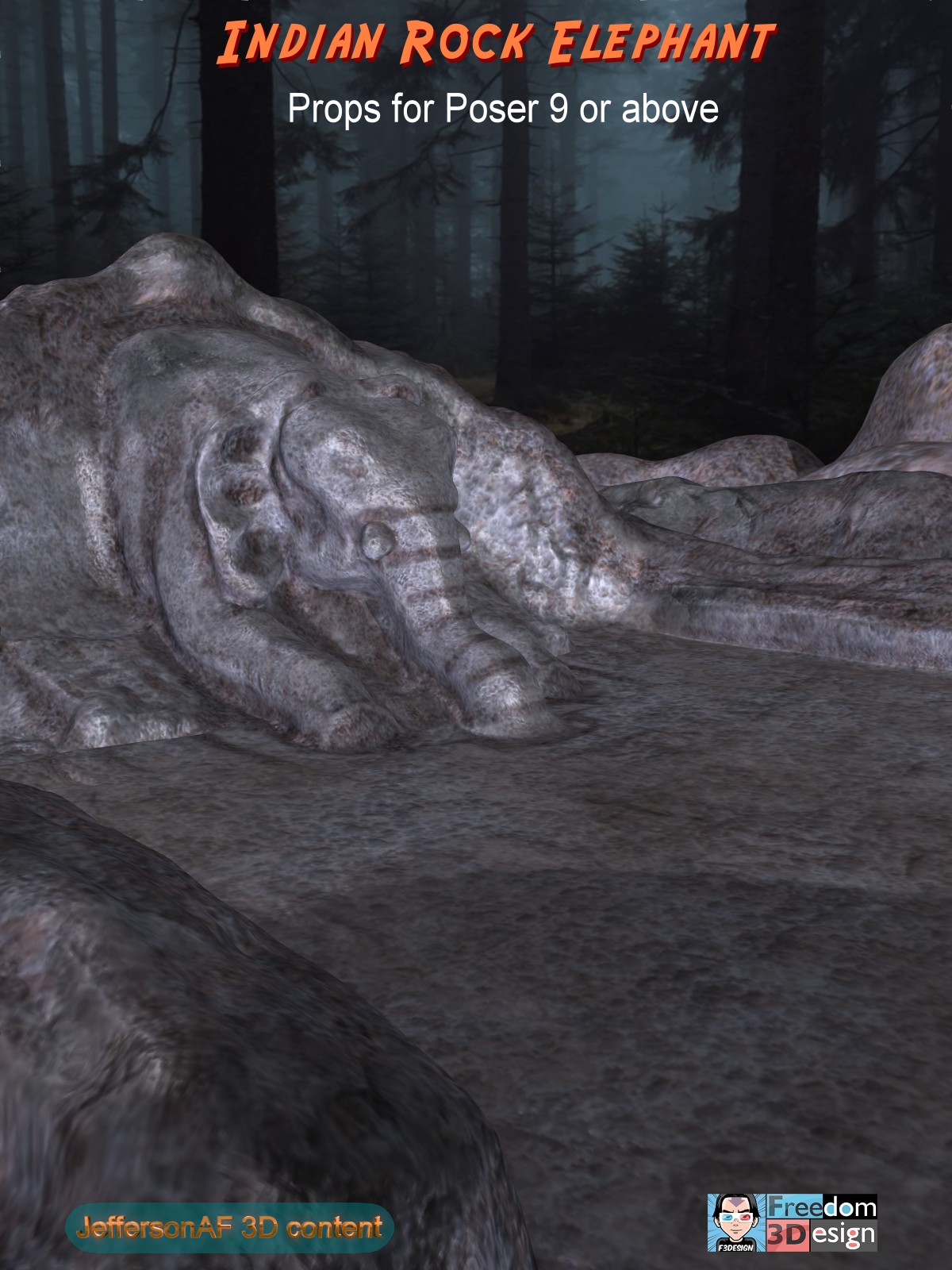 Indian Rock Elephant by N/A