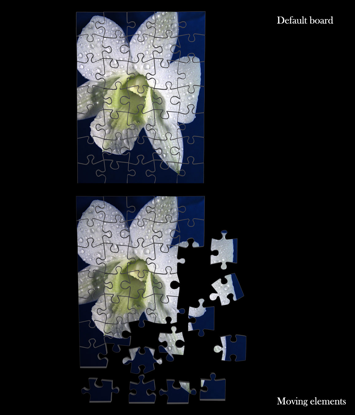 Puzzle Set One Click Photo Change by N/A