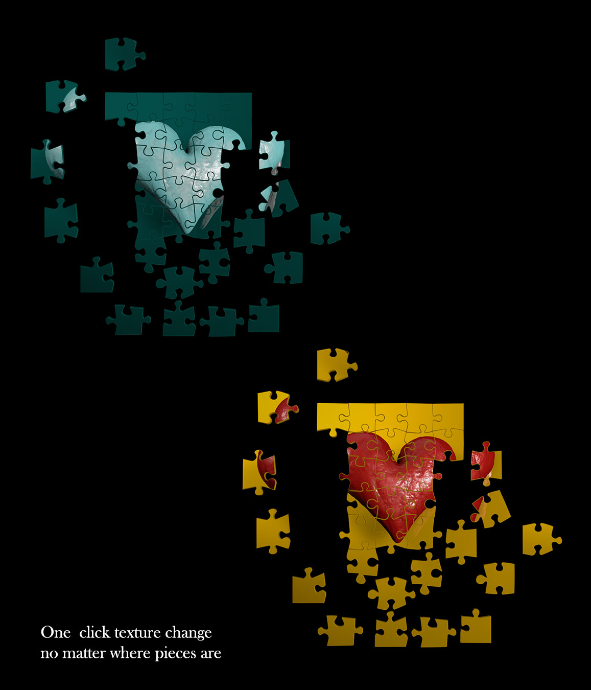 Puzzle Set One Click Photo Change by N/A