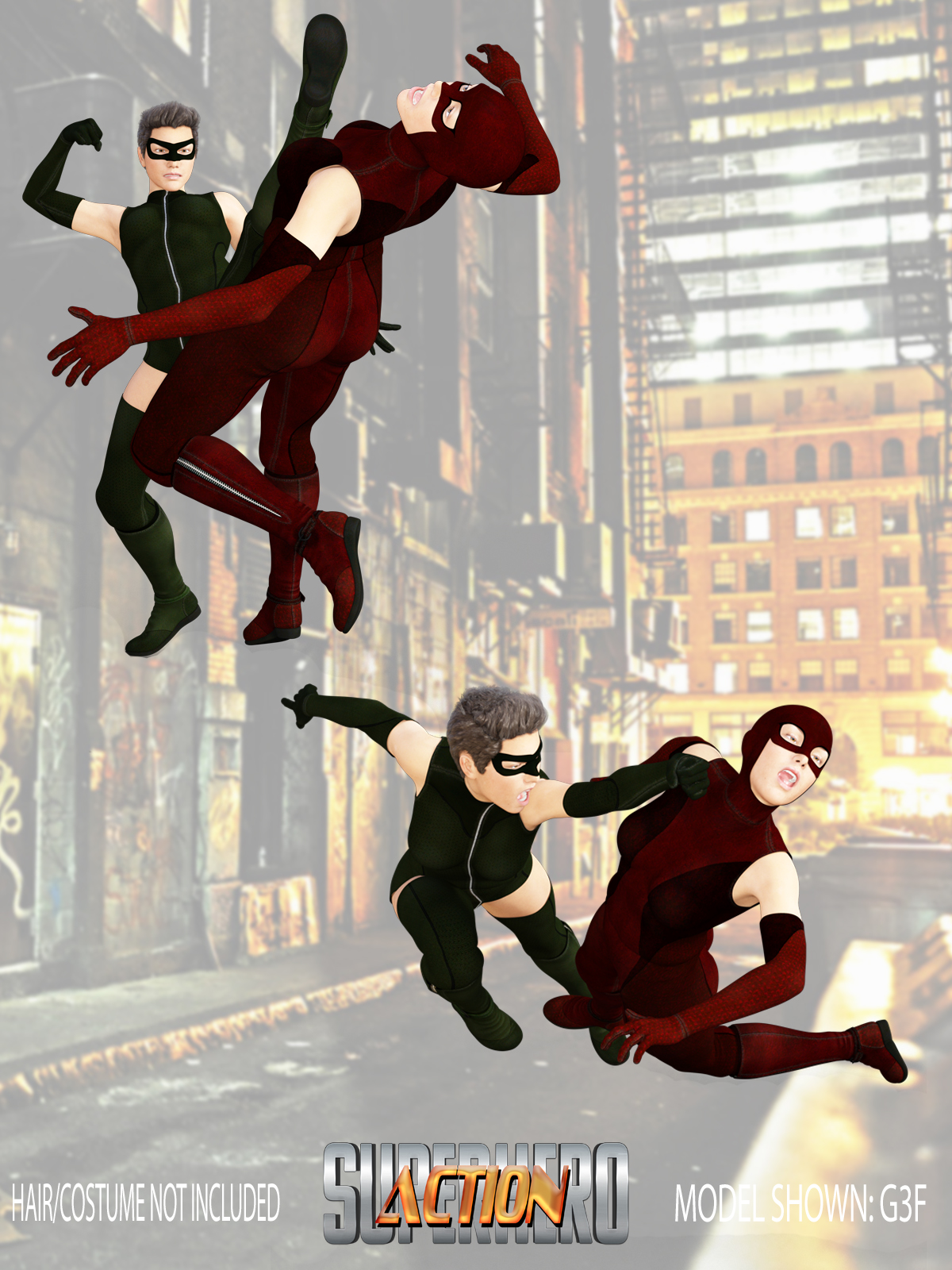 SuperHero Action for G3F Volume 1 by N/A