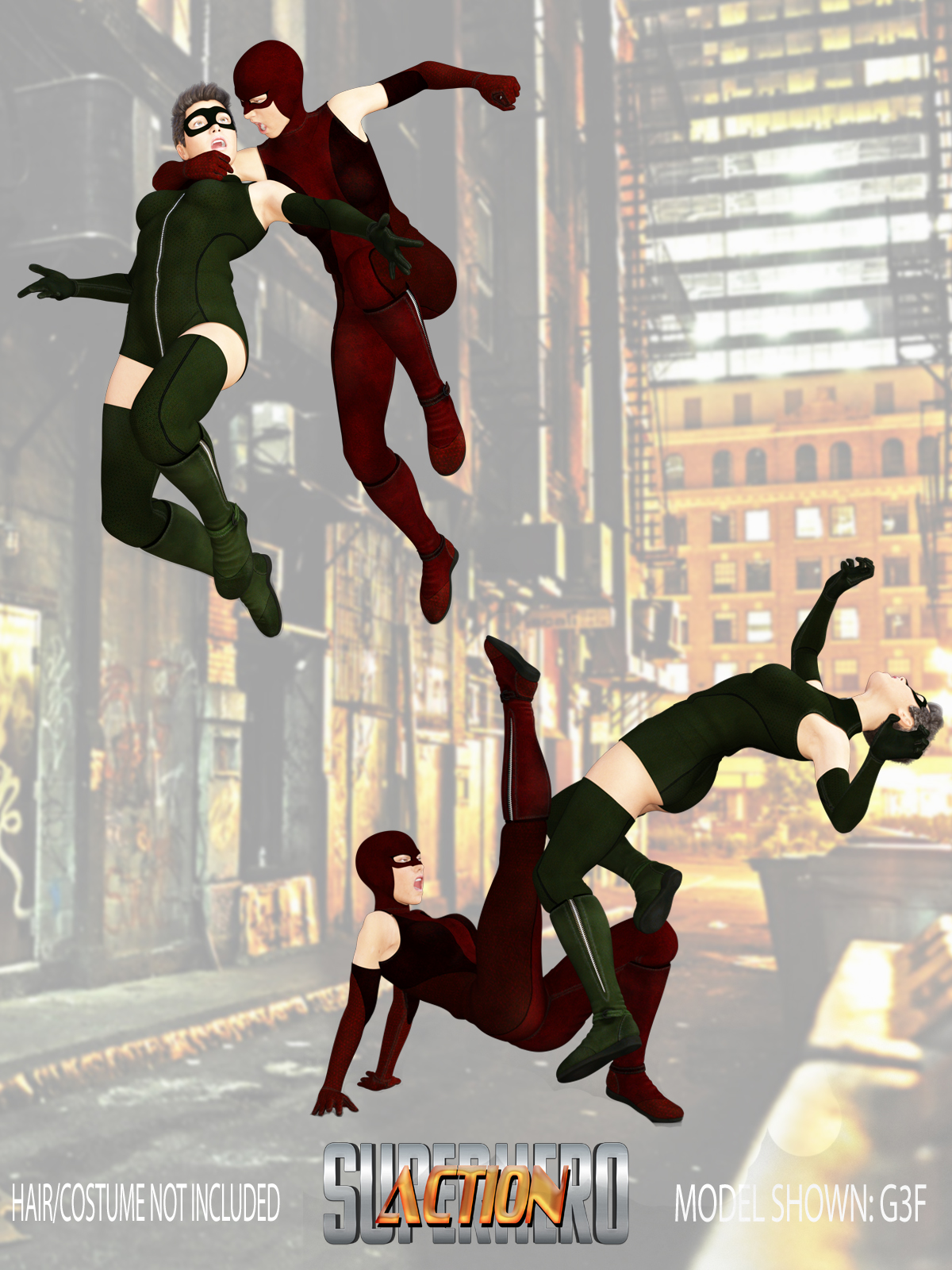 SuperHero Action for G3F Volume 1 by N/A