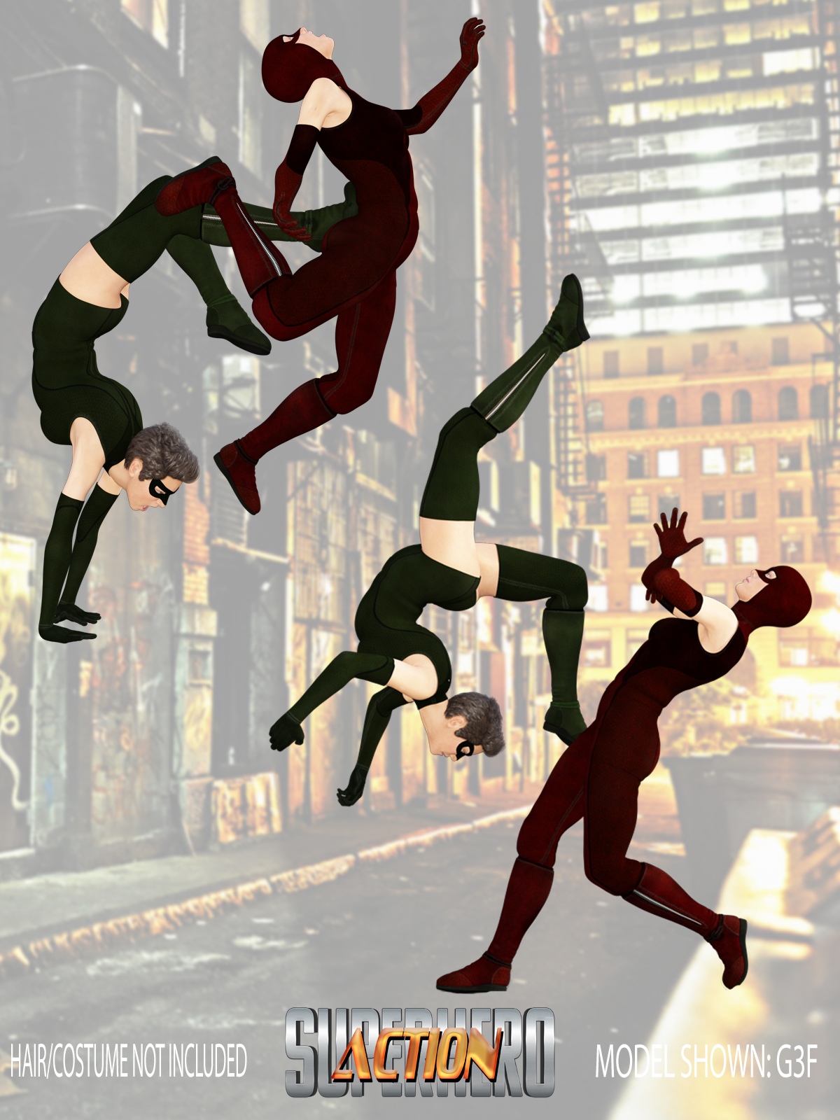 SuperHero Action for G3F Volume 1 by N/A