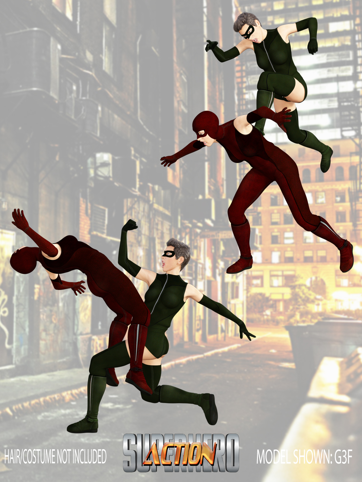 SuperHero Action for G3F Volume 1 by N/A