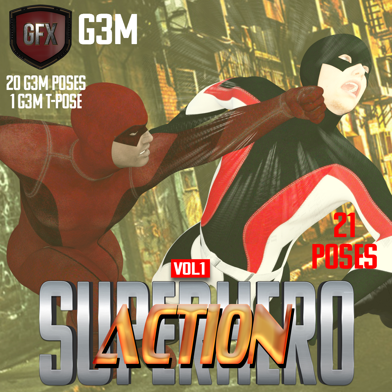 SuperHero Action for G3M Volume 1 by N/A