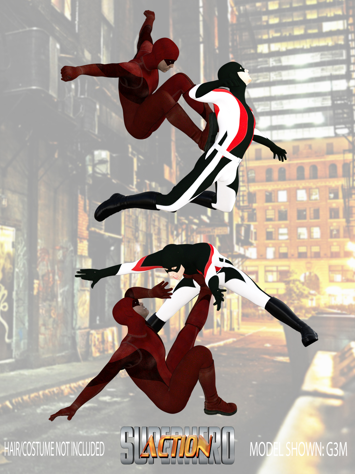 SuperHero Action for G3M Volume 1 by N/A