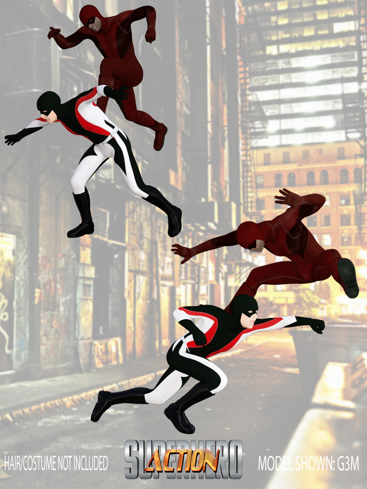 SuperHero Action for G3M Volume 1 by N/A