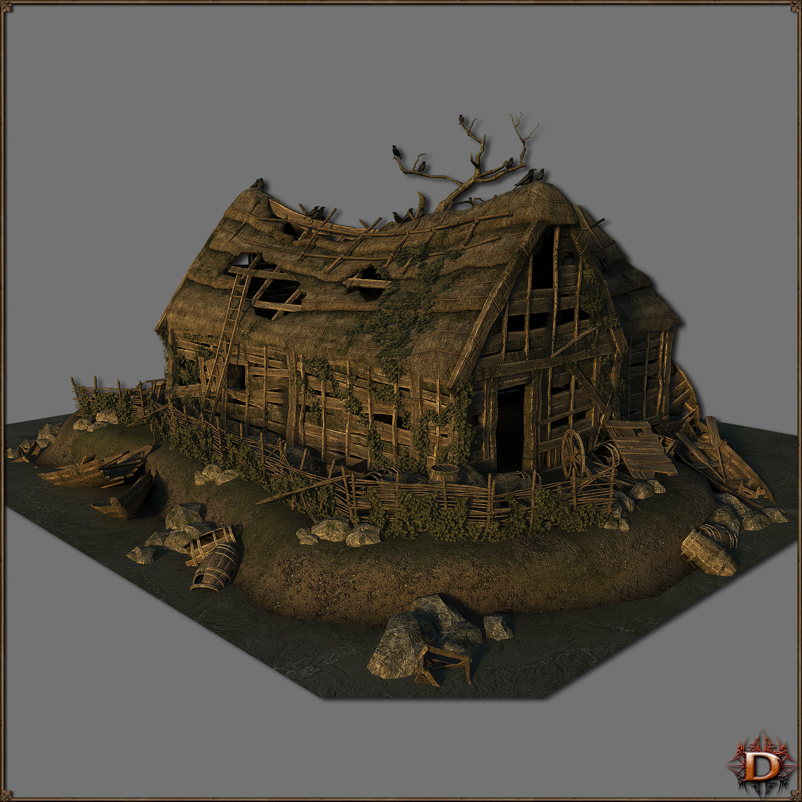 Medieval_Derelict_House by N/A