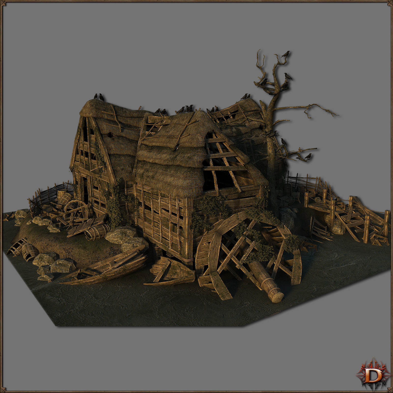 Medieval_Derelict_House by N/A