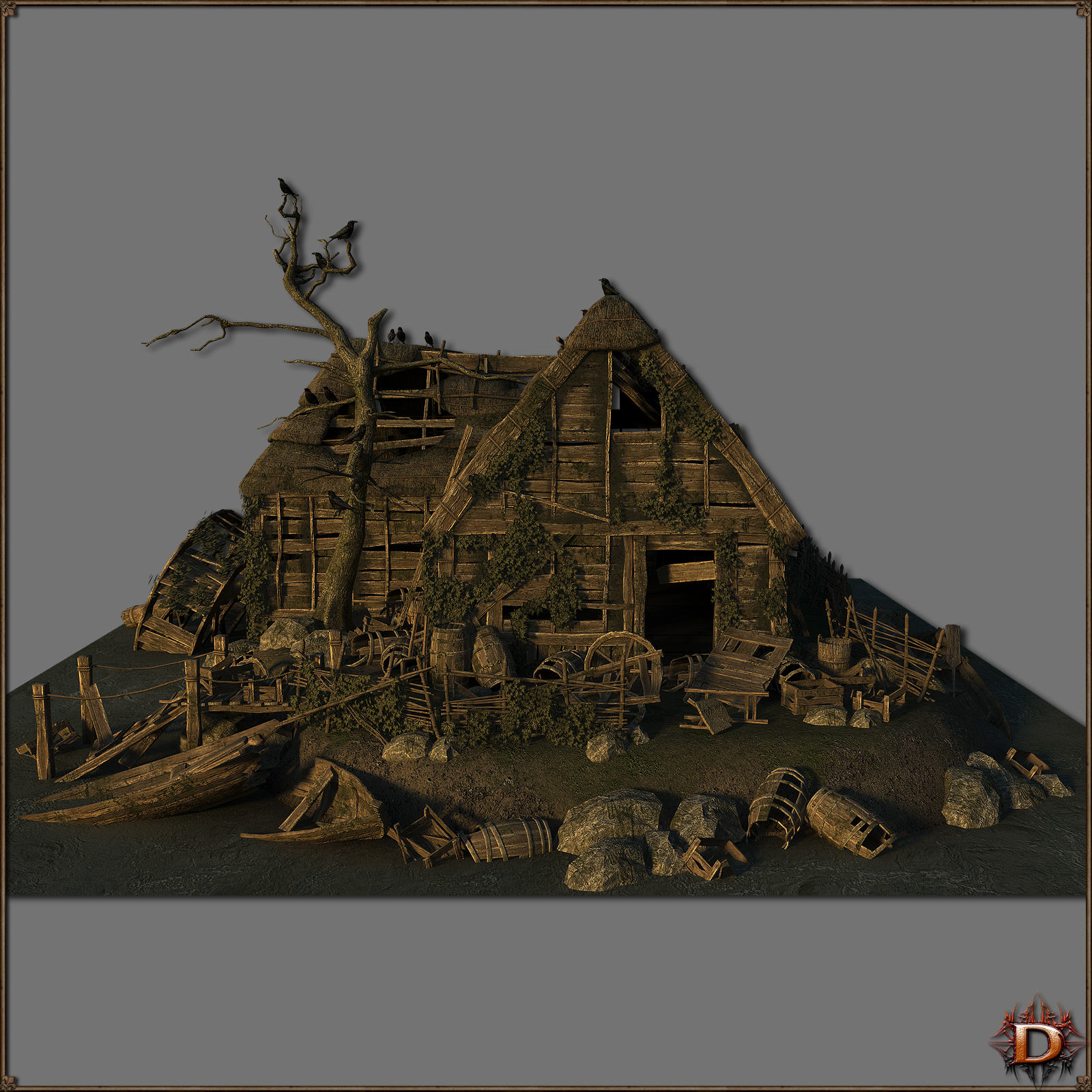 Medieval_Derelict_House by N/A