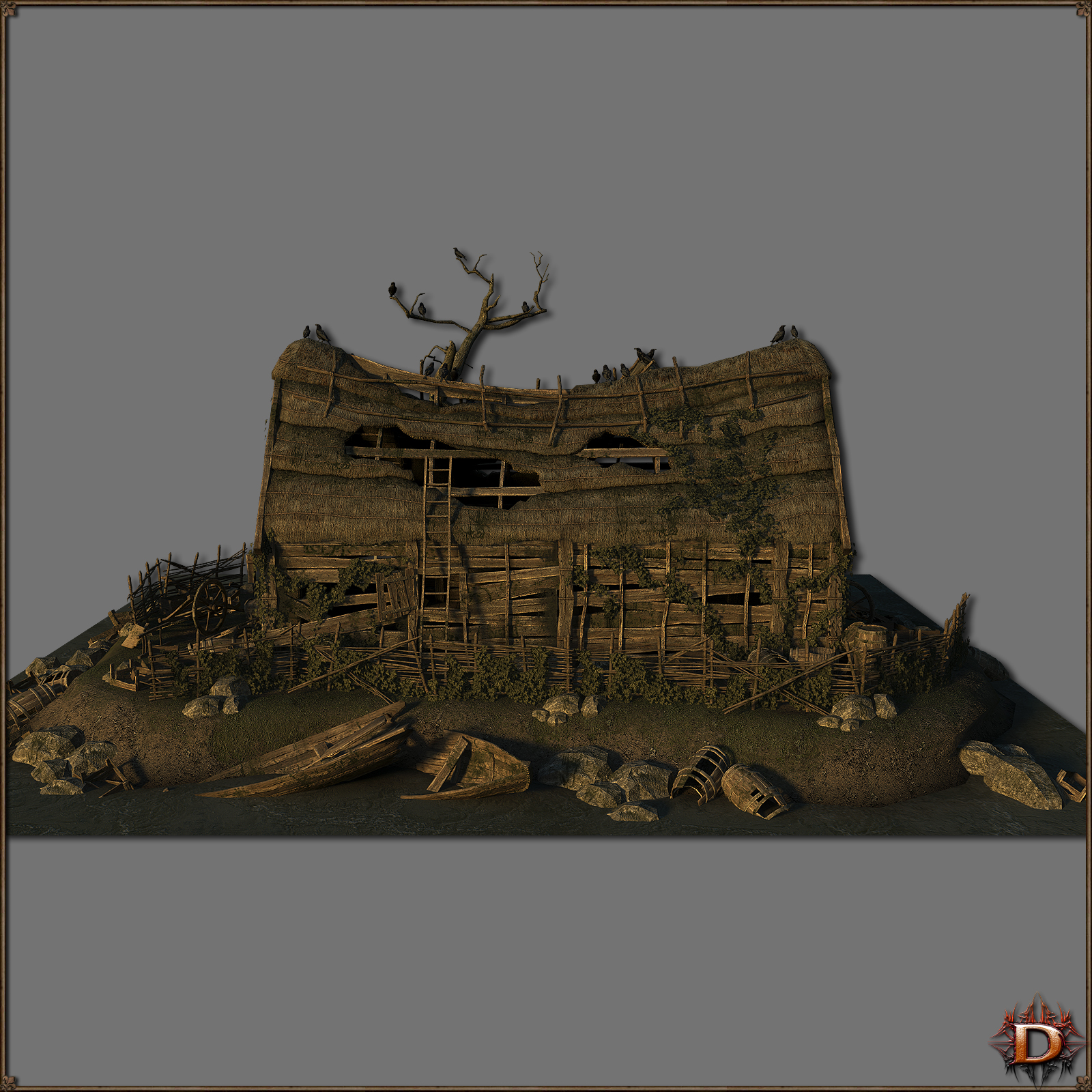 Medieval_Derelict_House by N/A