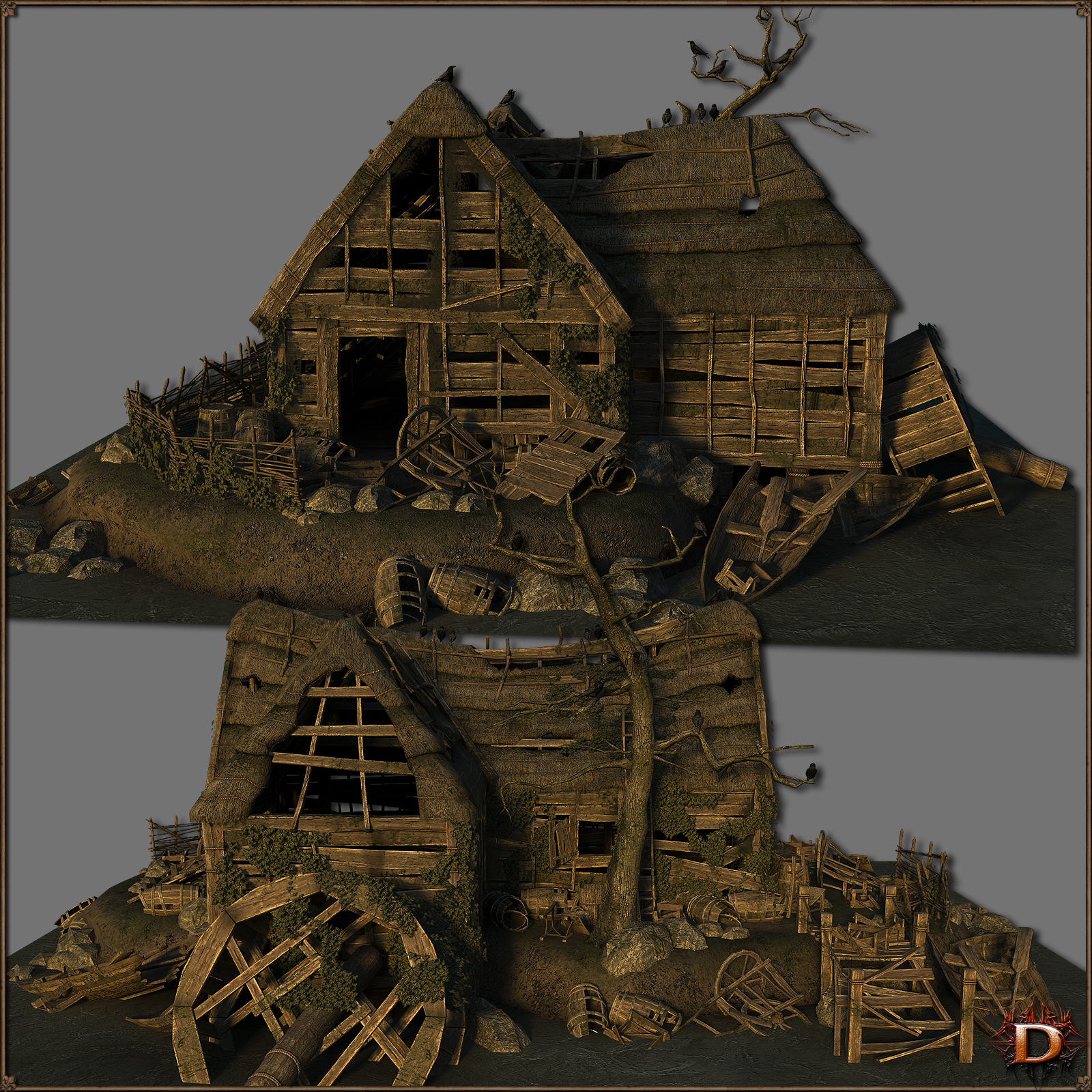 Medieval_Derelict_House by N/A