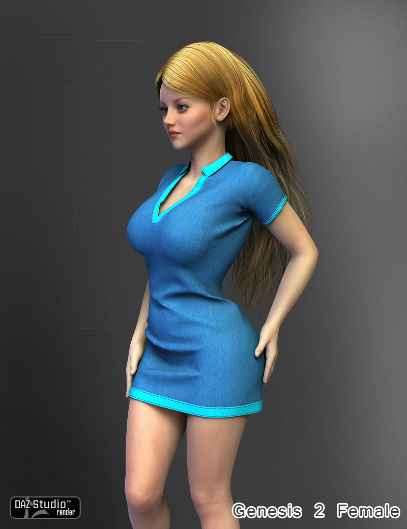 Dynamic Polo Dress by N/A