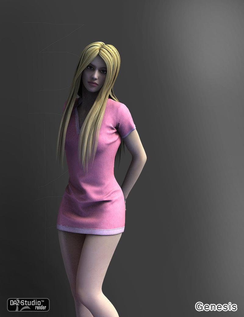 Dynamic Polo Dress by N/A