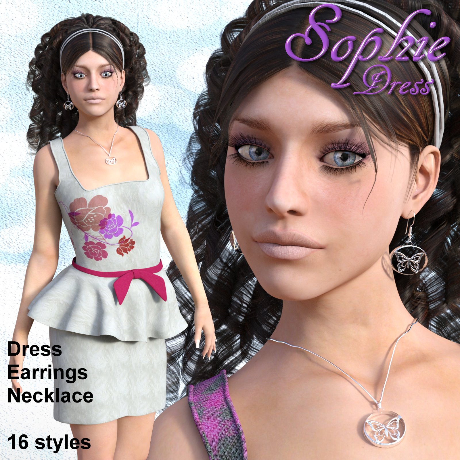 Sophie Dress for G3F by N/A
