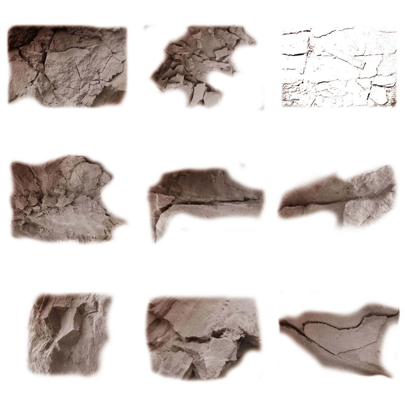 50 Cracked Concrete PS Brushes by N/A
