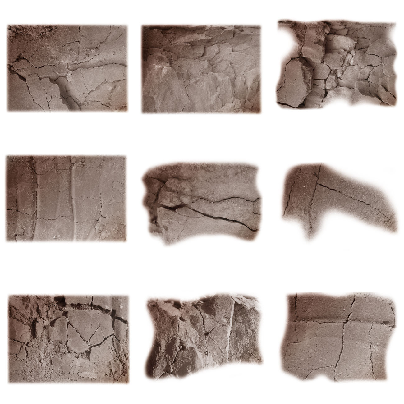 50 Cracked Concrete PS Brushes by N/A