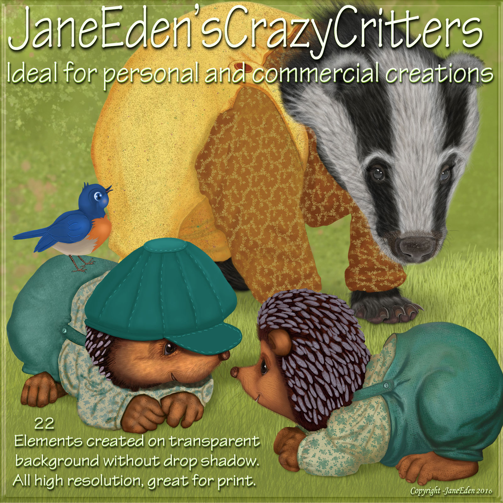 JaneEdens Crazy Critters by N/A