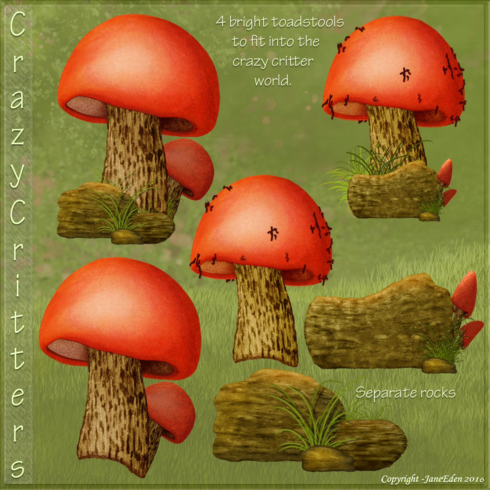 JaneEdens Crazy Critters by N/A