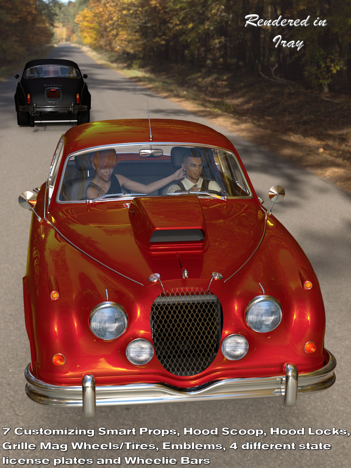 Hot Rod Body Shop Series 4 for Daz Studio Limousine Prince by N/A