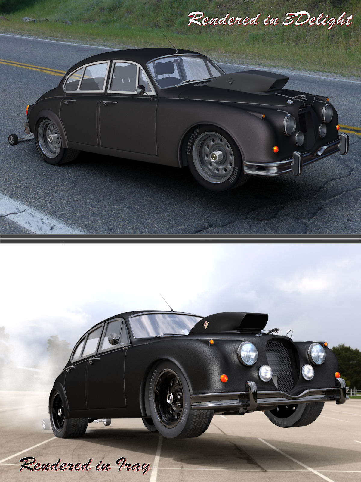 Hot Rod Body Shop Series 4 for Daz Studio Limousine Prince by N/A