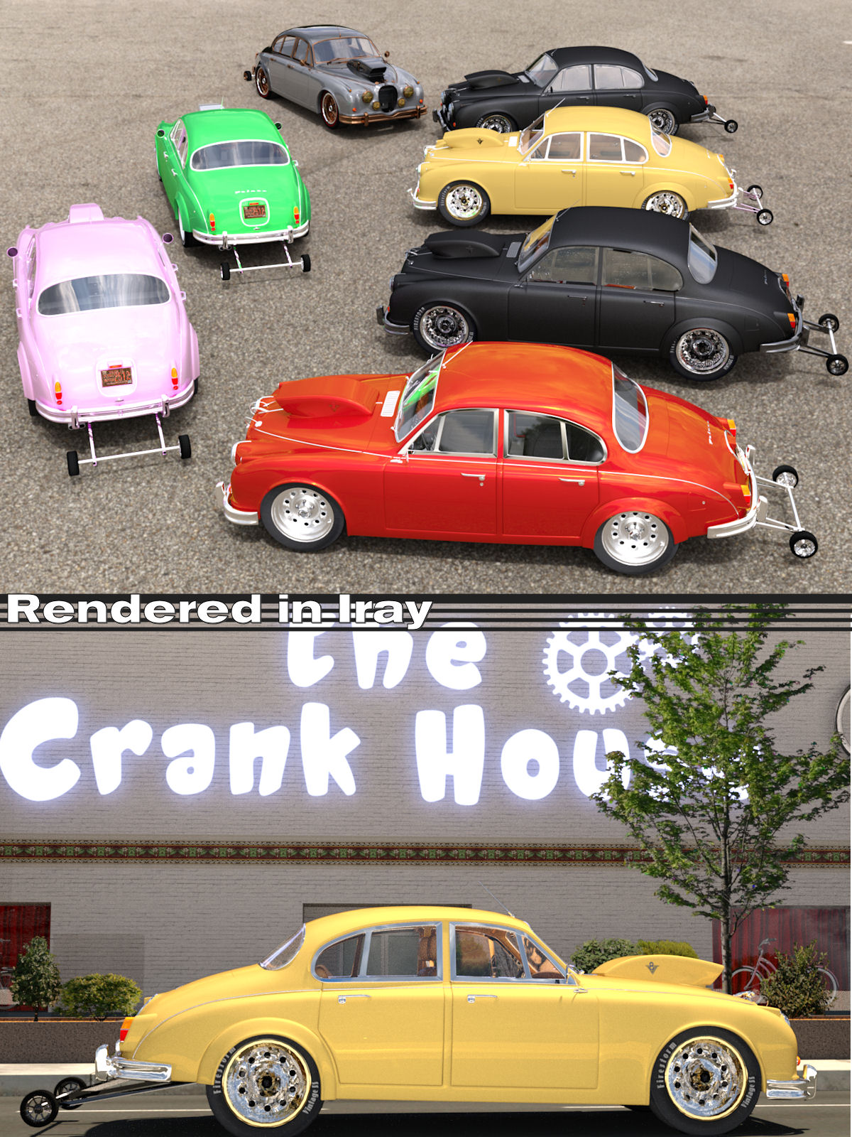 Hot Rod Body Shop Series 4 for Daz Studio Limousine Prince by N/A