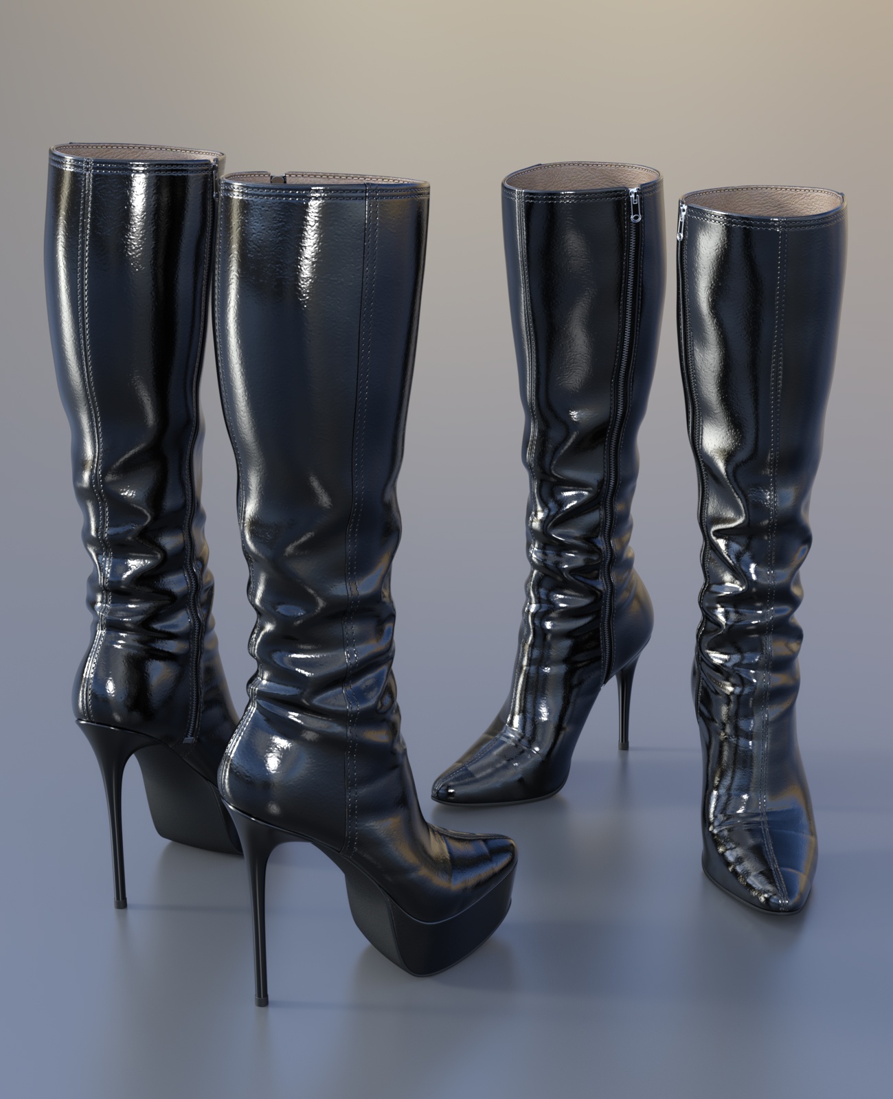 Knee Boots For G3F by N/A