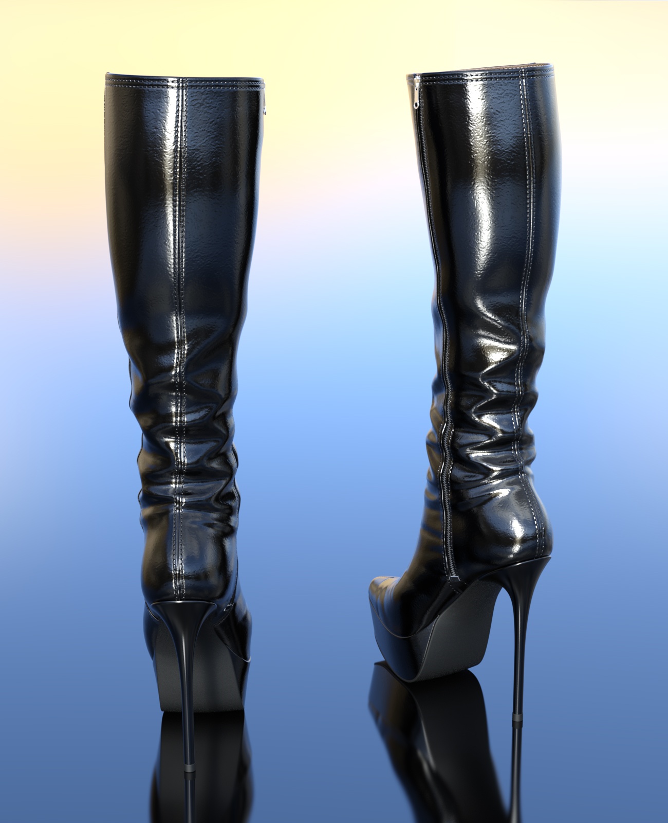 Knee Boots For G3F by N/A