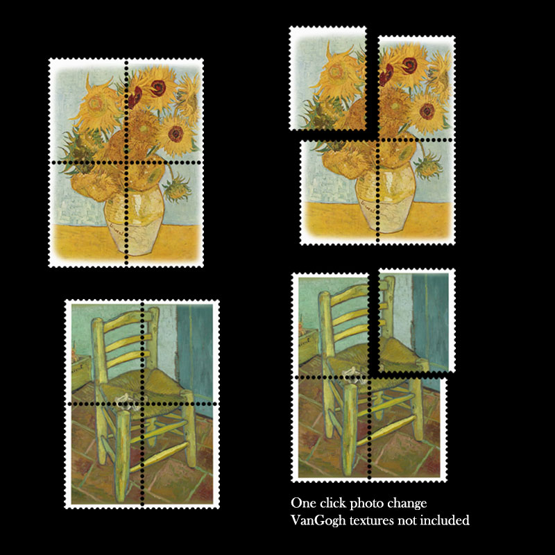 3D Stamps One Click Photo Change by N/A