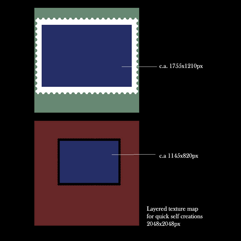 3D Stamps One Click Photo Change by N/A