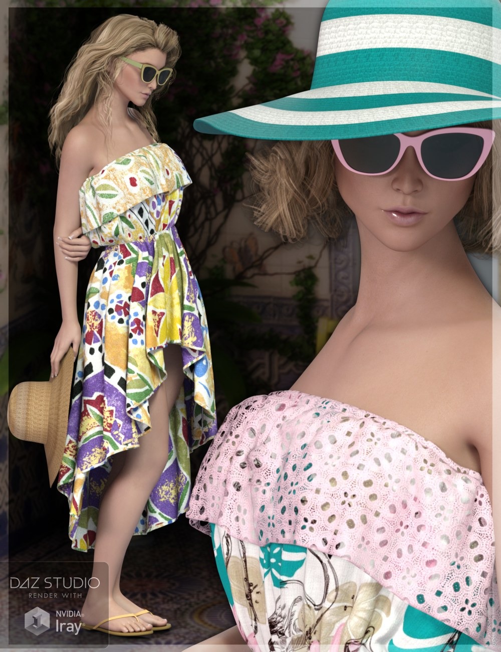 7th Ave: HC Beach Dress by N/A