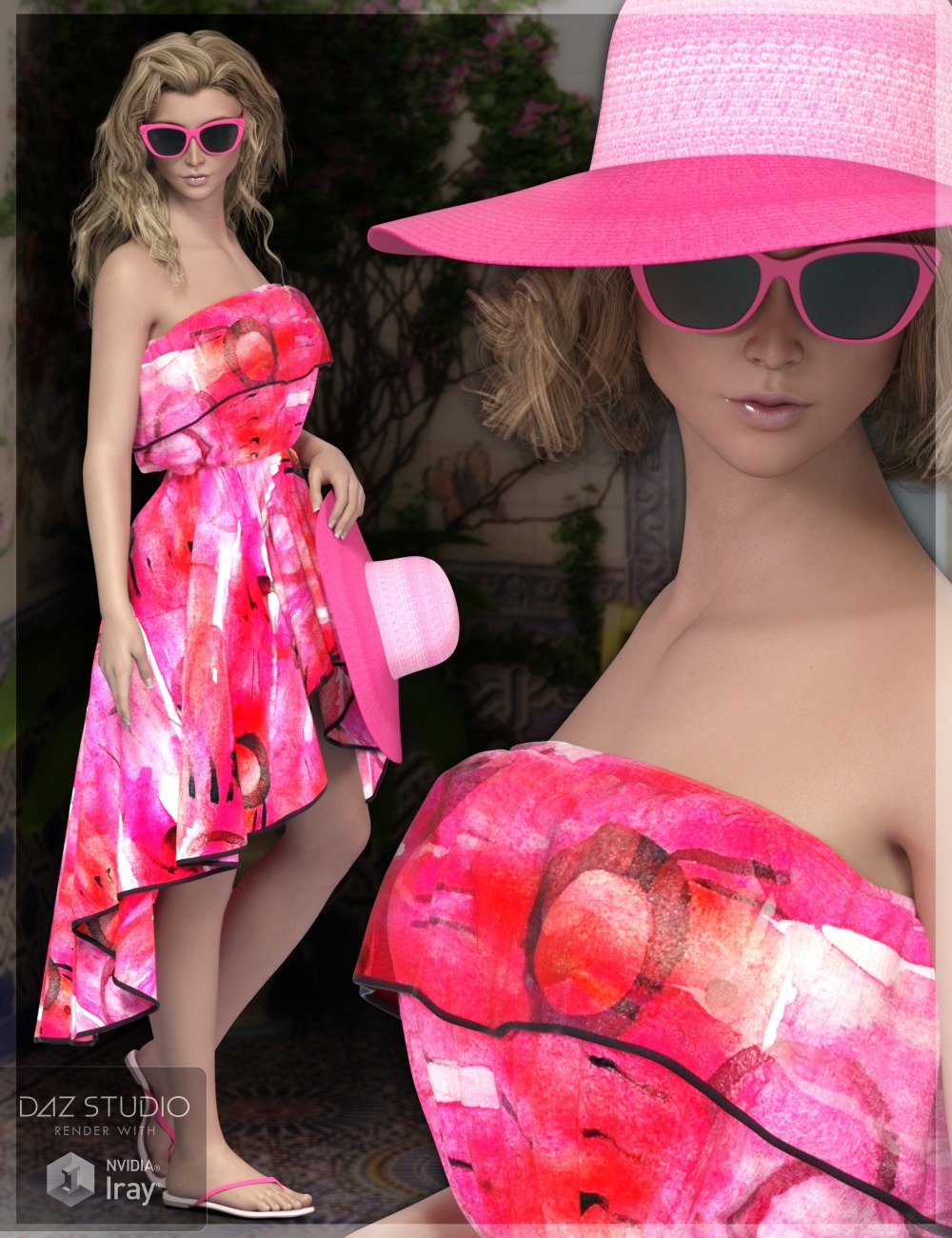 7th Ave: HC Beach Dress by N/A