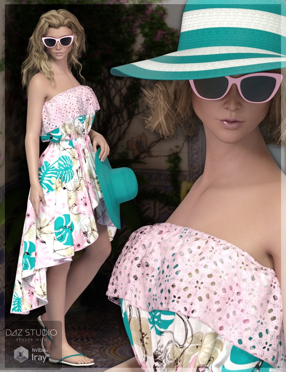 7th Ave: HC Beach Dress by N/A