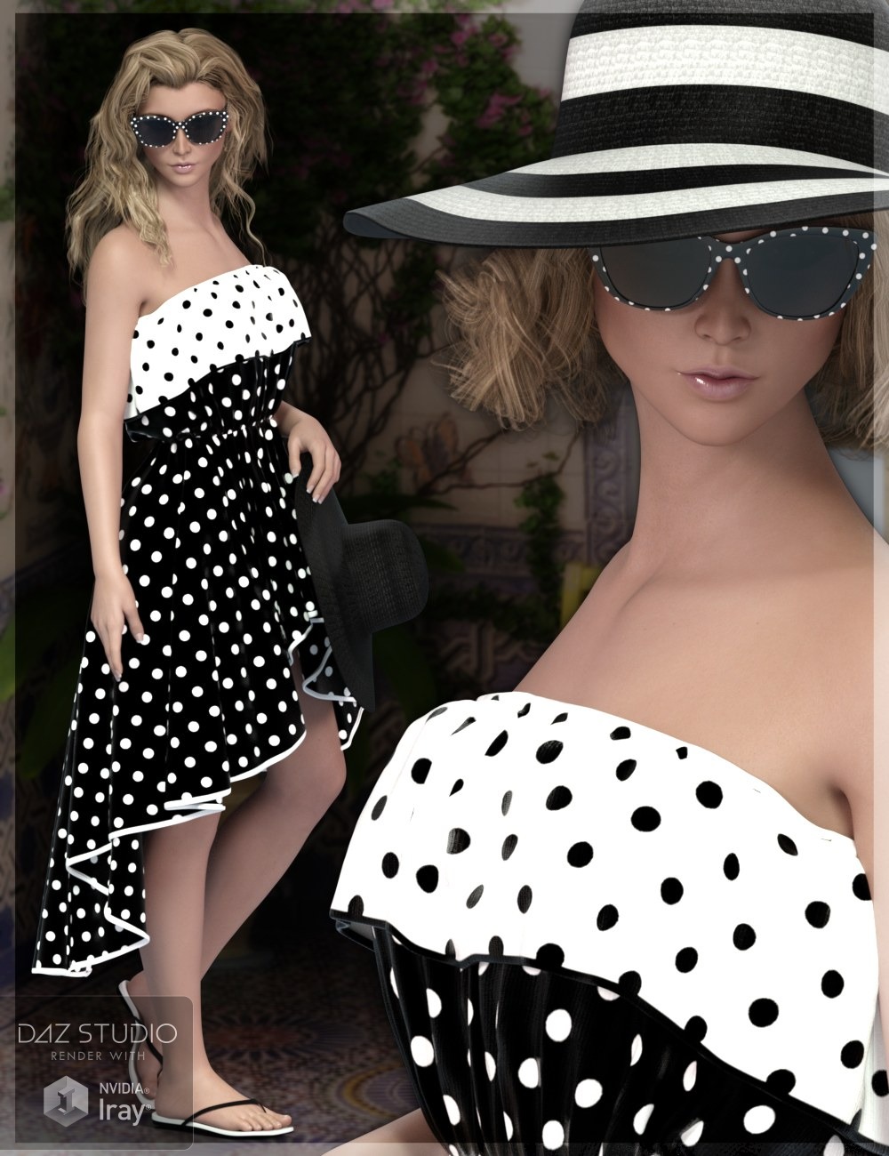 7th Ave: HC Beach Dress by N/A