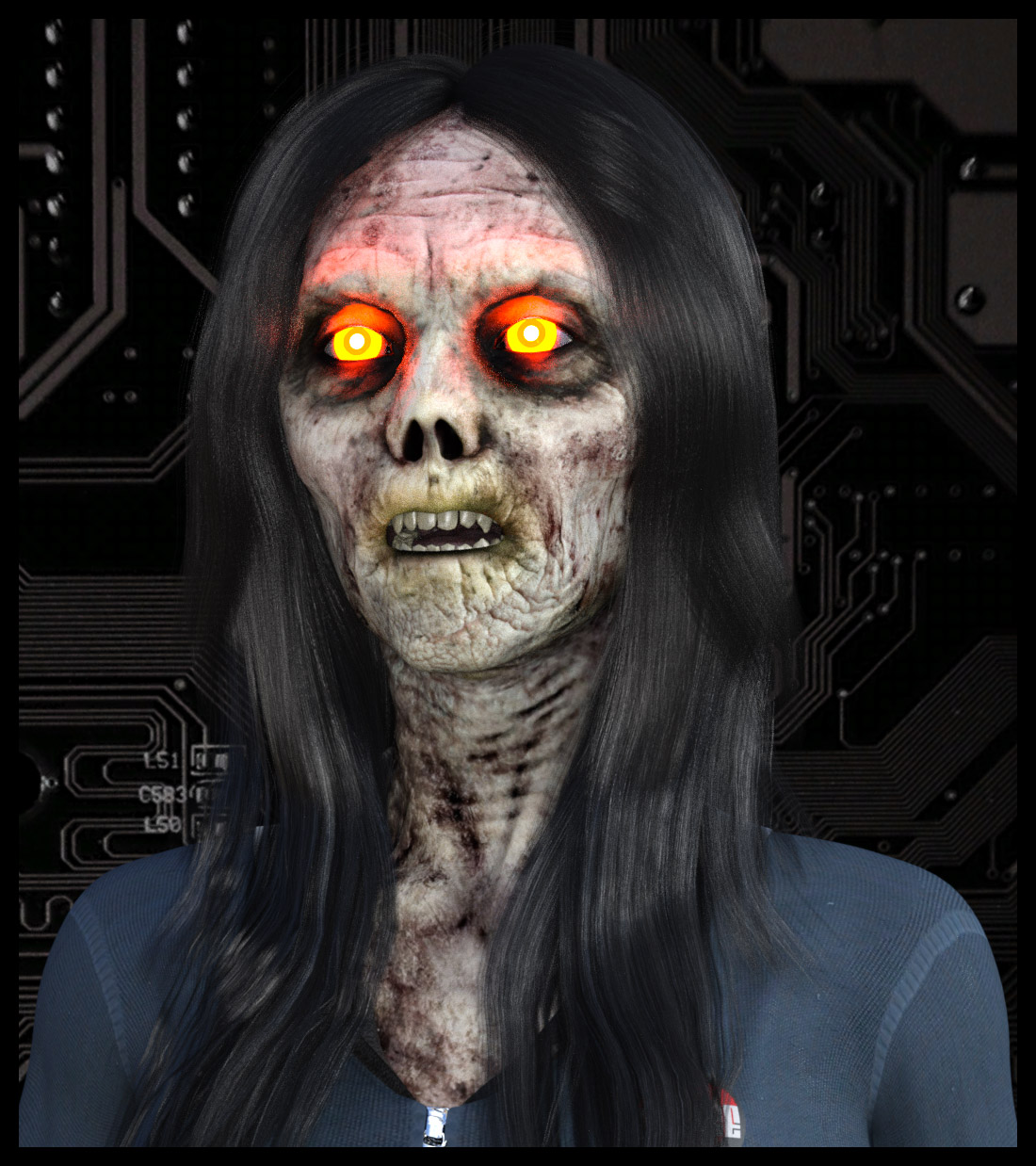 Glowing Eyes for Genesis 3 Female(s) by N/A