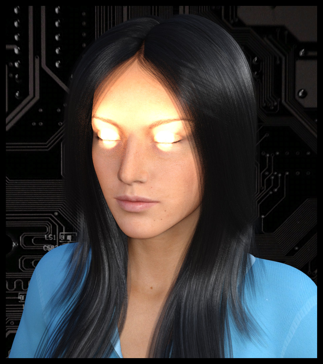 Glowing Eyes for Genesis 3 Female(s) by N/A