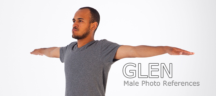 Glen: Nude Male Full Figure Photo References by N/A
