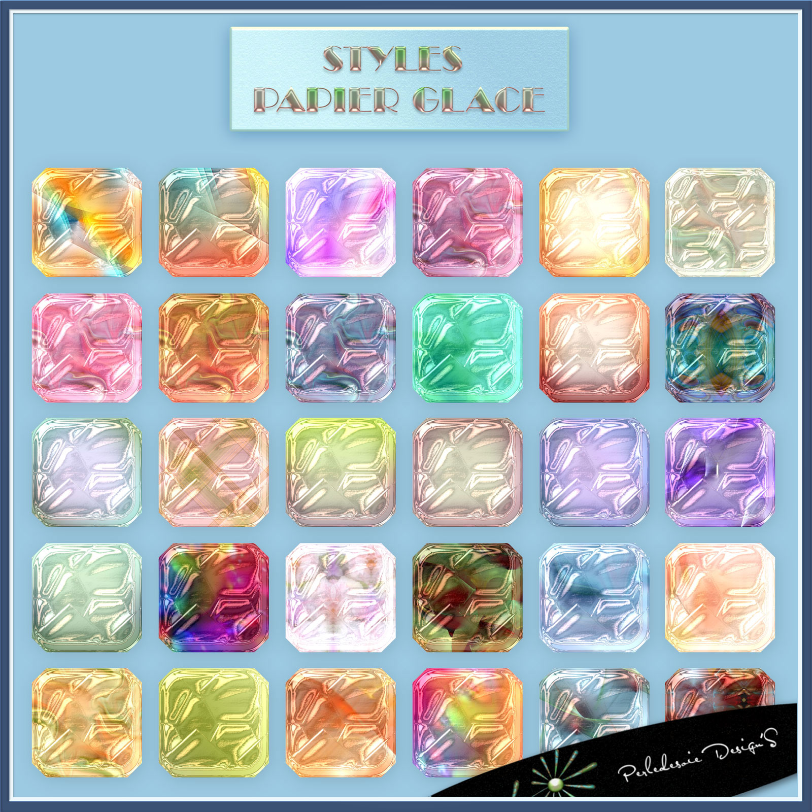 Styles papier glace by N/A
