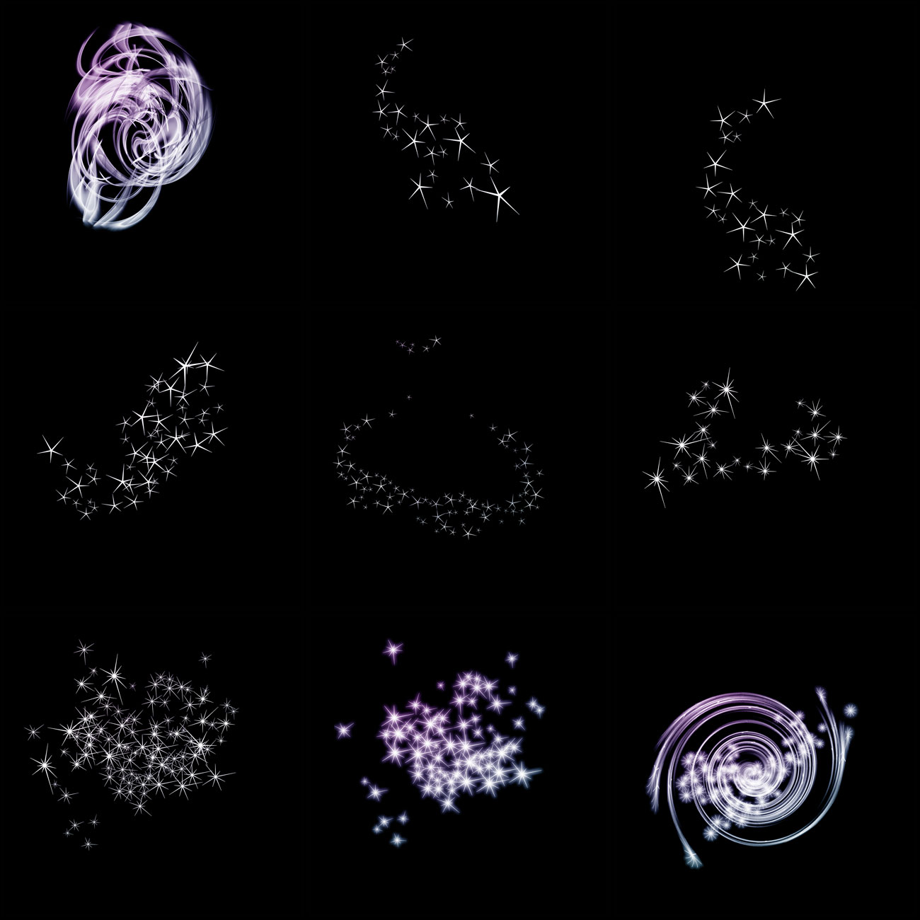 50 Digital Angel Dust PS Brushes by N/A